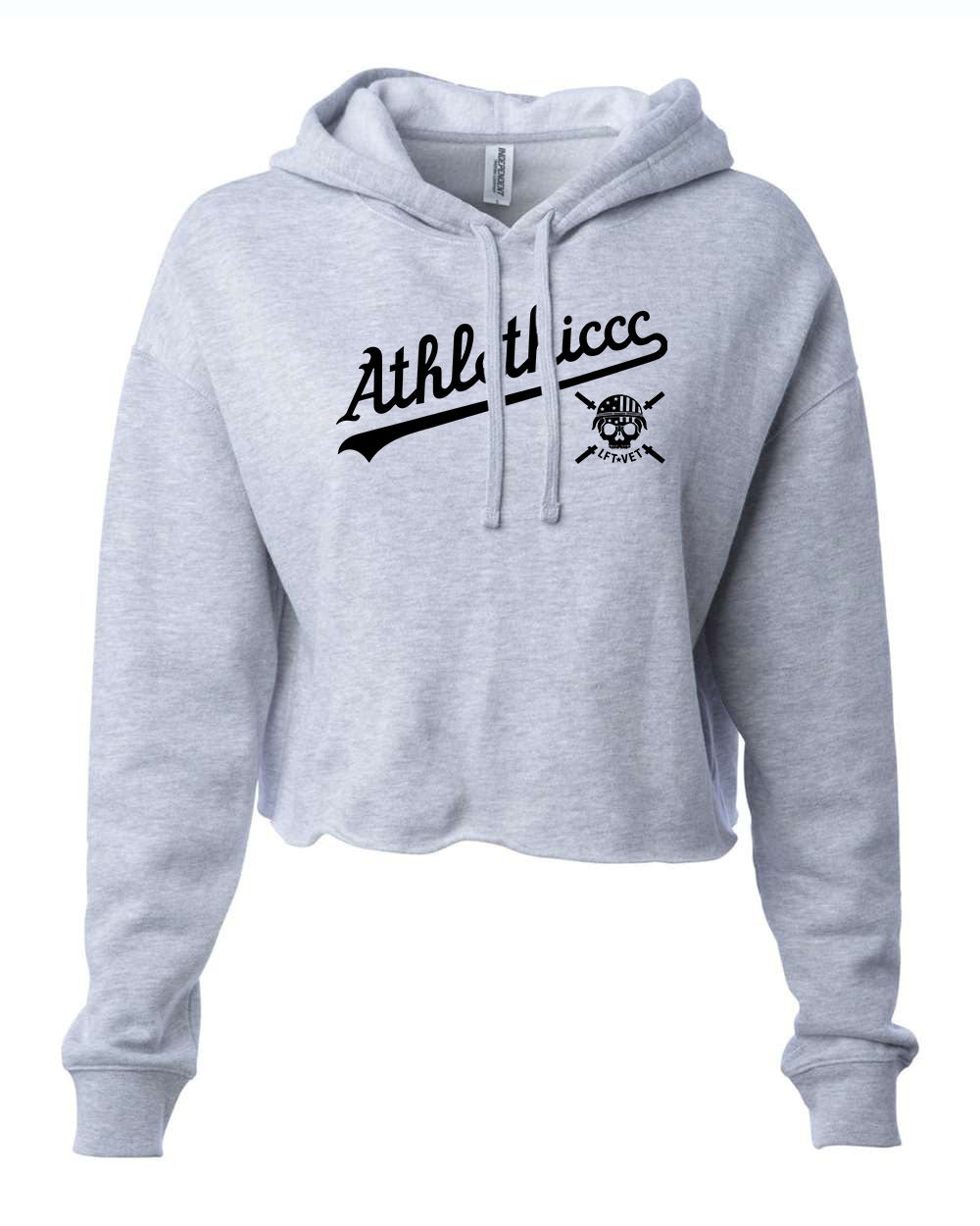 Athlethiccc Crop Hoodie