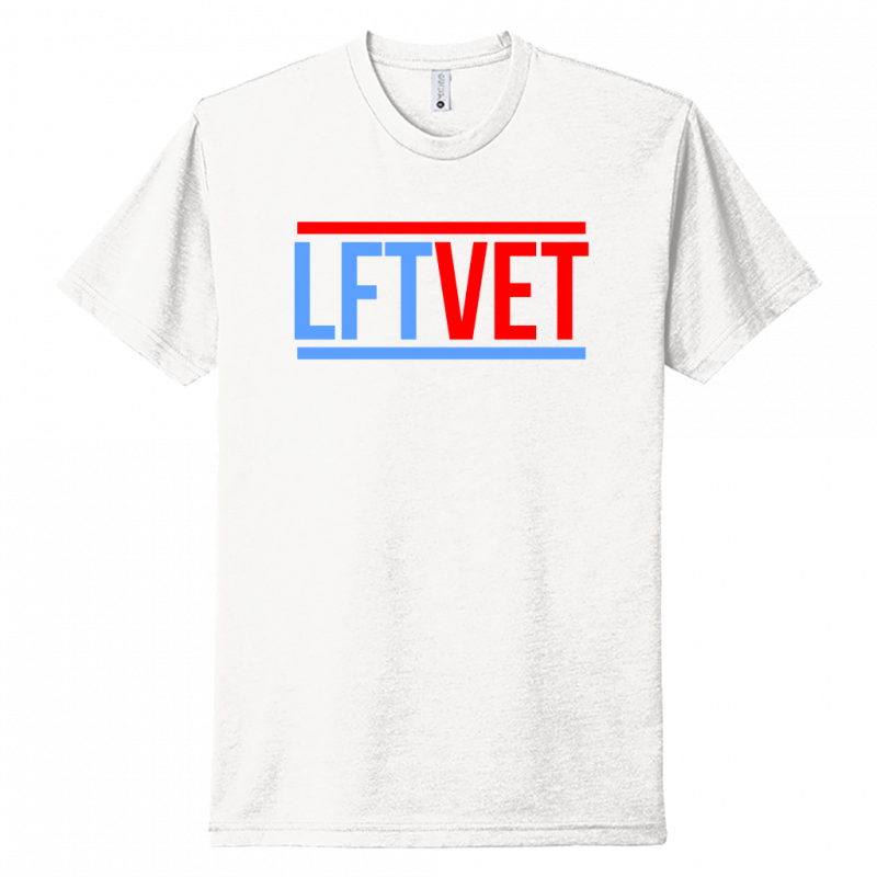 LFTVET Blue/Red Unisex CVC Tee