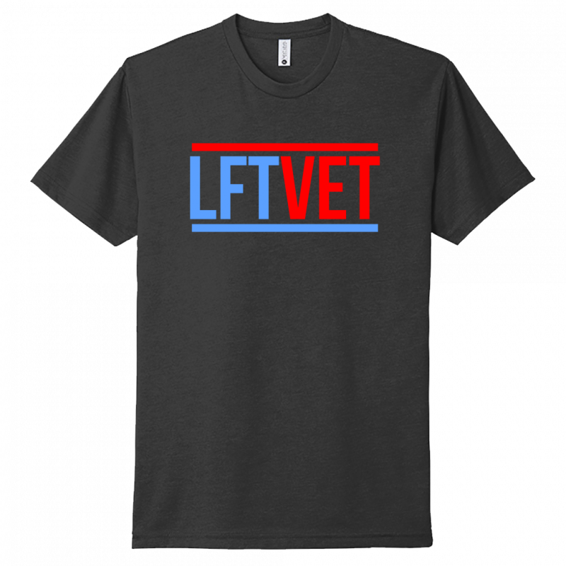 LFTVET Blue/Red Unisex CVC Tee
