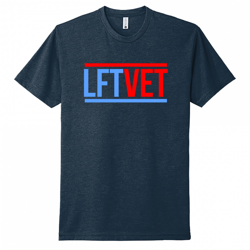 LFTVET Blue/Red Unisex CVC Tee