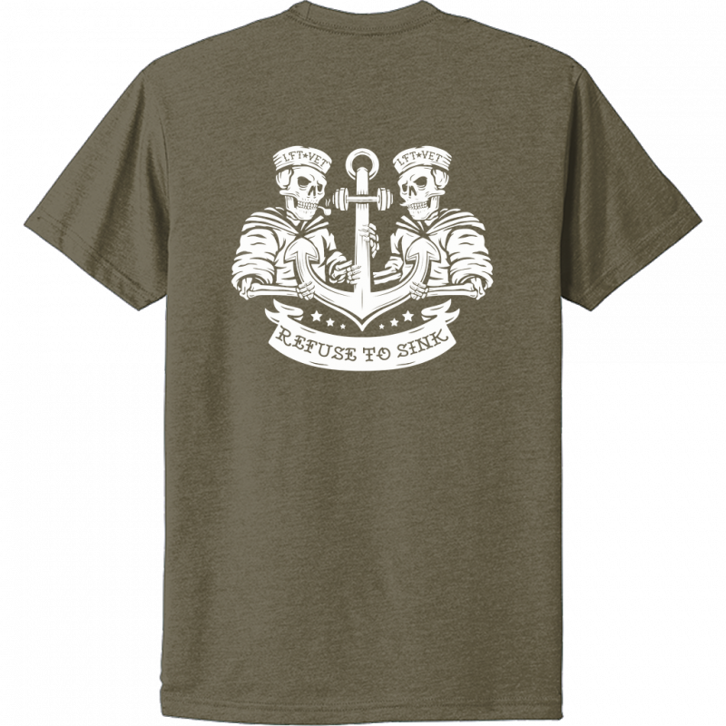 Refuse to Sink Dark Tee