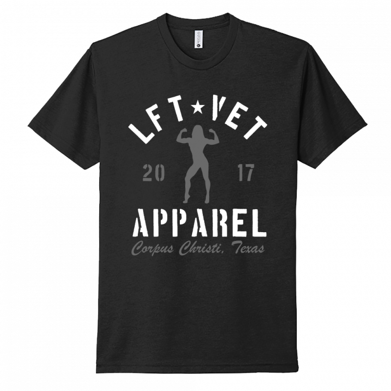 Women's Rep Tee- White/Grey Print