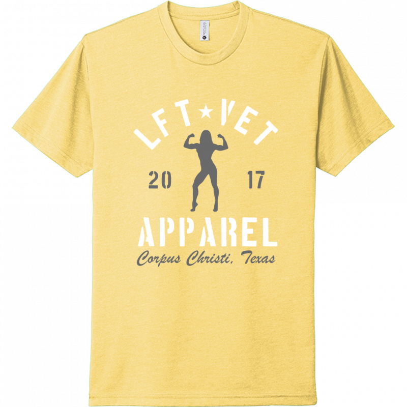 Women's Rep Tee- White/Grey Print