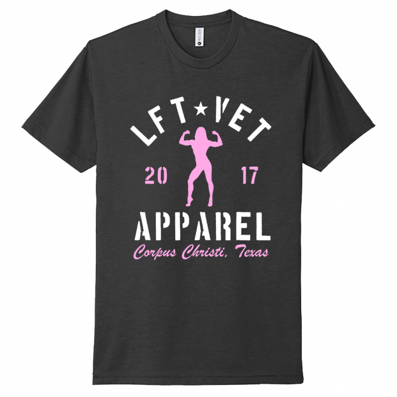Women's Rep Tee- White/Pink Print