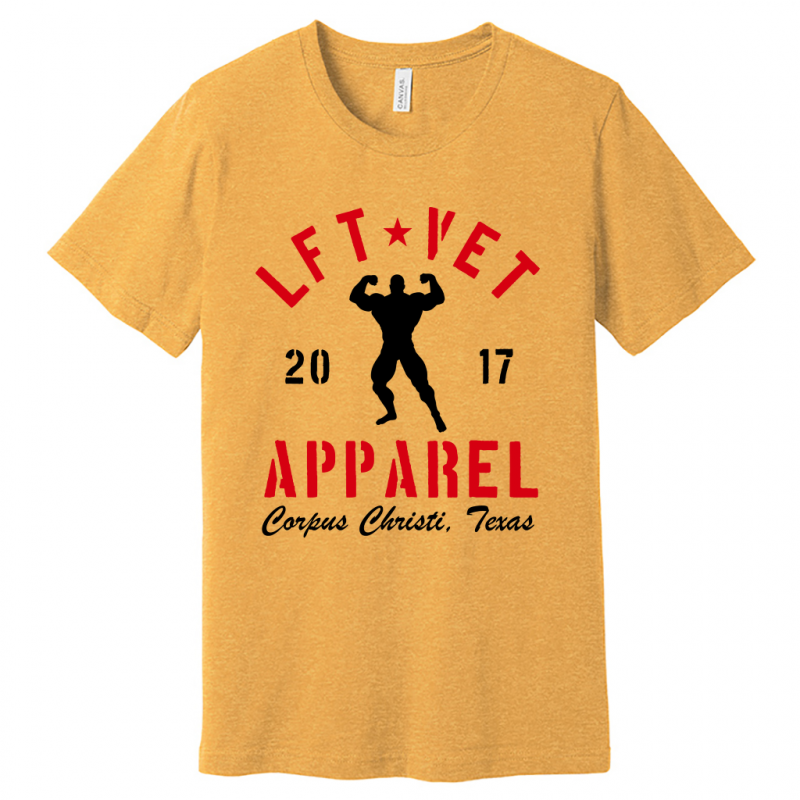 Men's Rep Tee- Red/Black Print