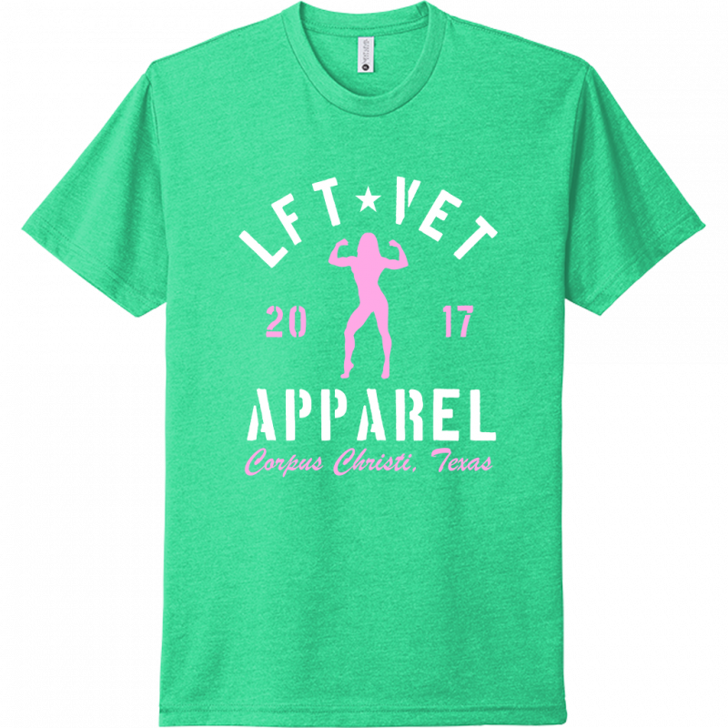 Women's Rep Tee- White/Pink Print