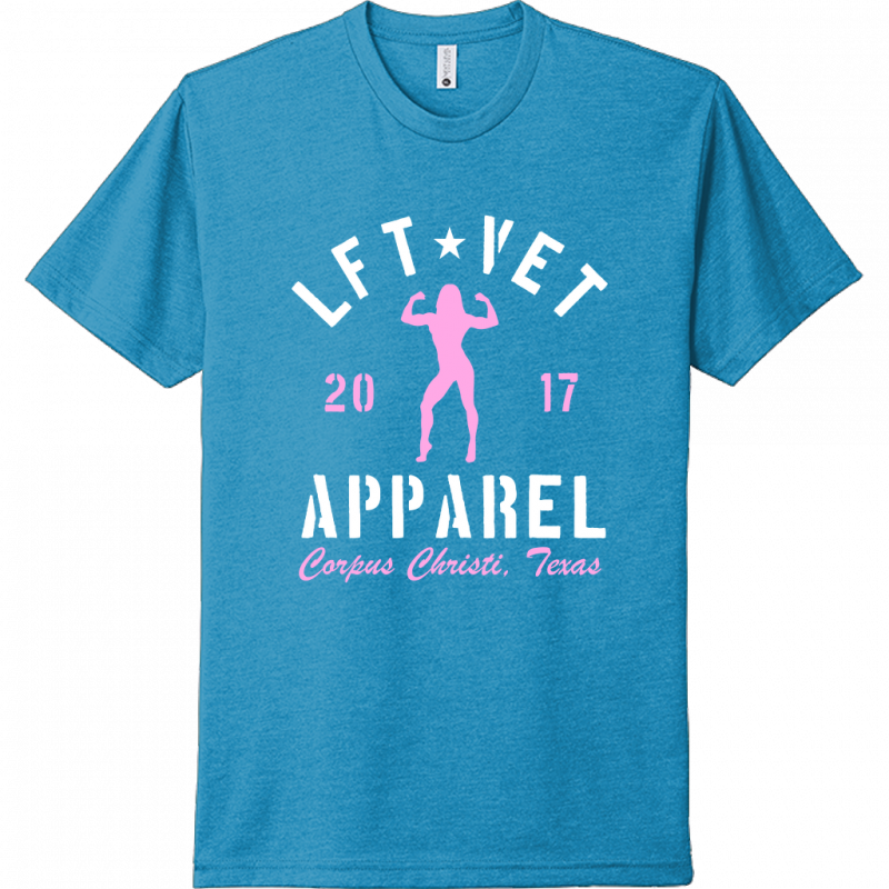 Women's Rep Tee- White/Pink Print