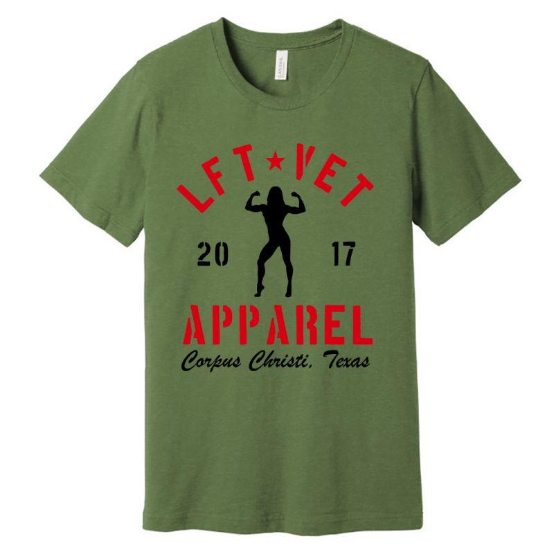 Women's Rep Tee- Red/Black