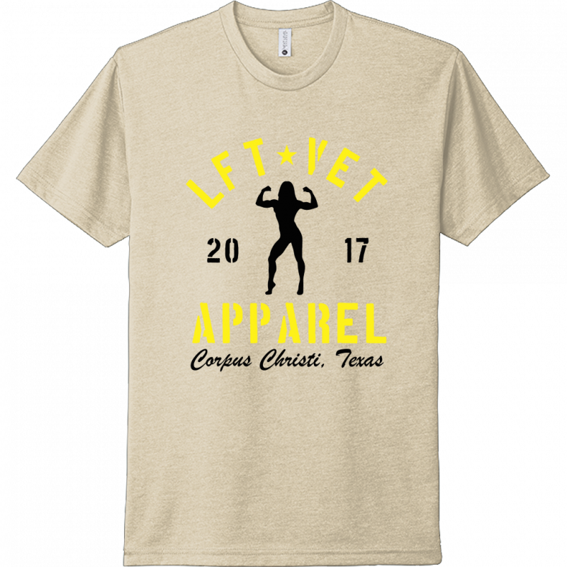 Women's Rep Tee- Yellow/Black Print