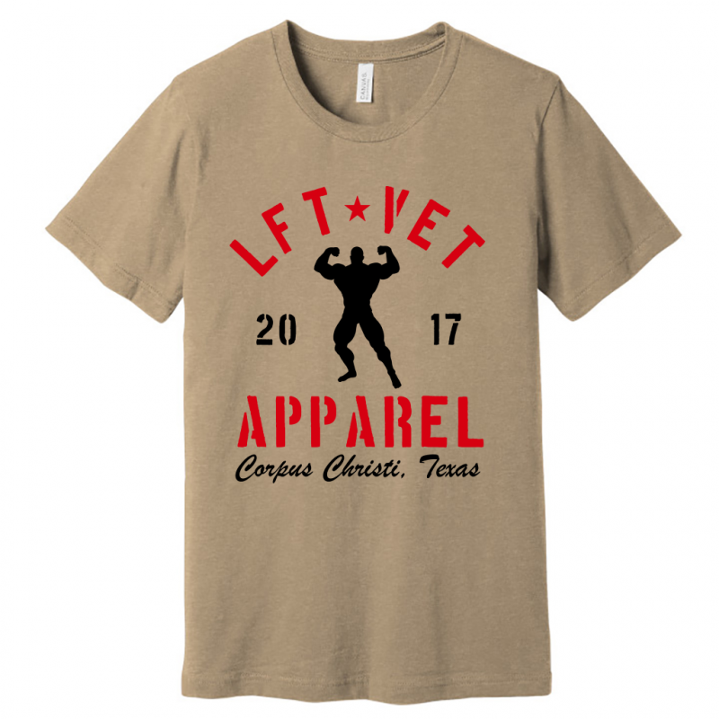 Men's Rep Tee- Red/Black Print