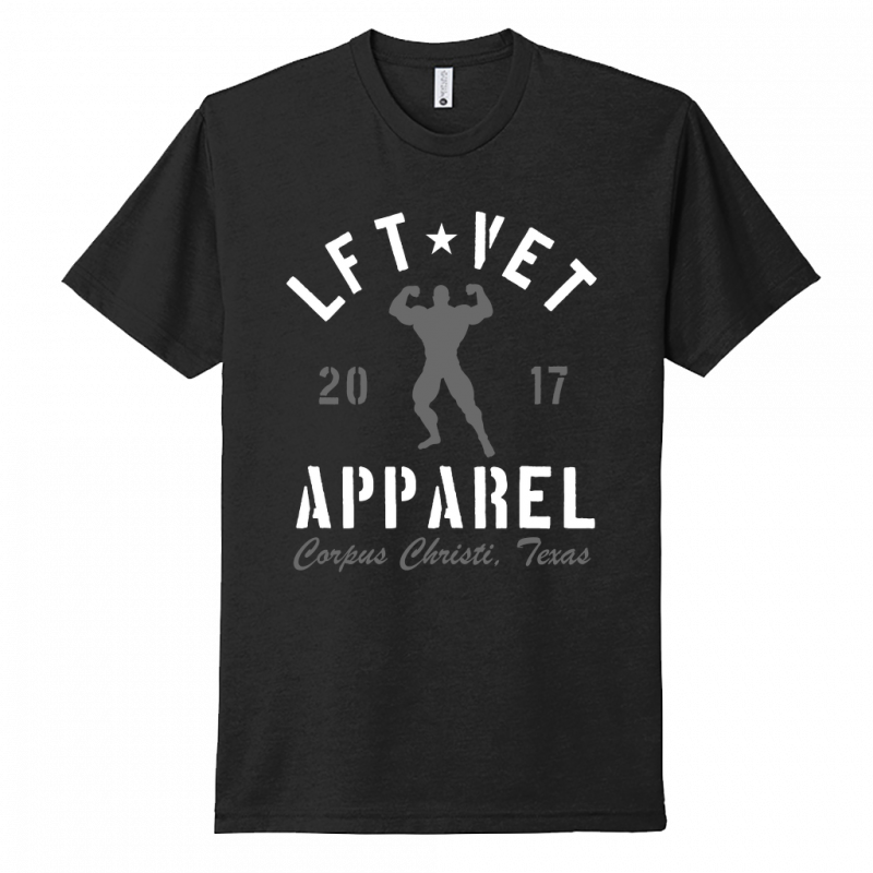 Men's Rep Tee- White/Grey Print