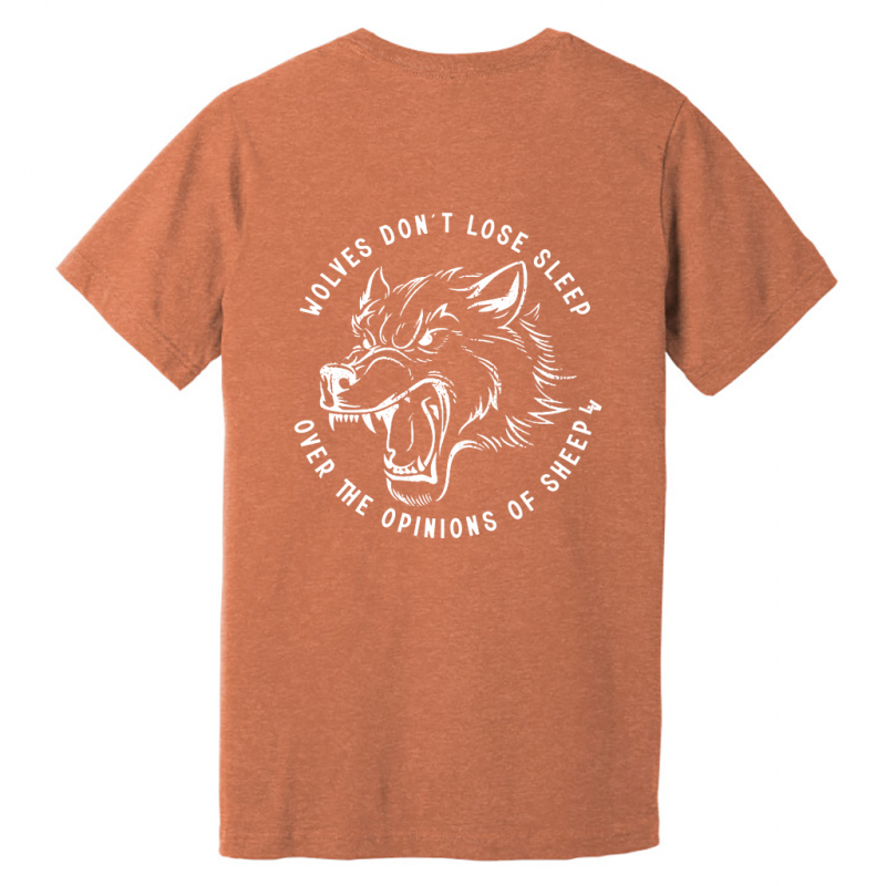 Wolves Tee - White Print