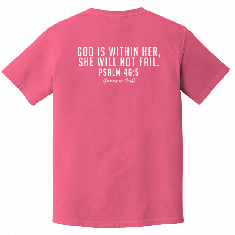 God is Within Her Tee - Comfort Colors