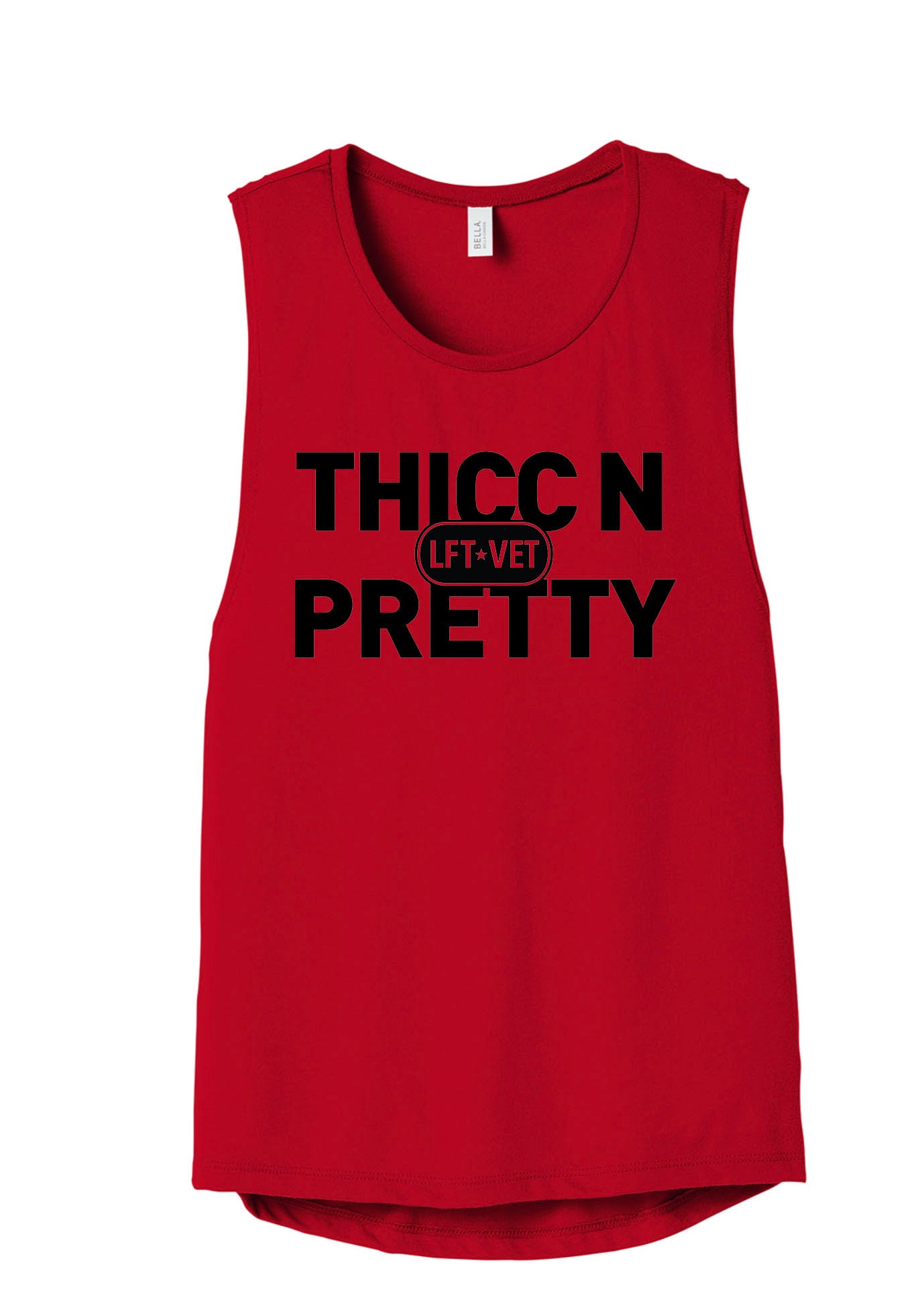 Thicc N Pretty Flowy Muscle Tank