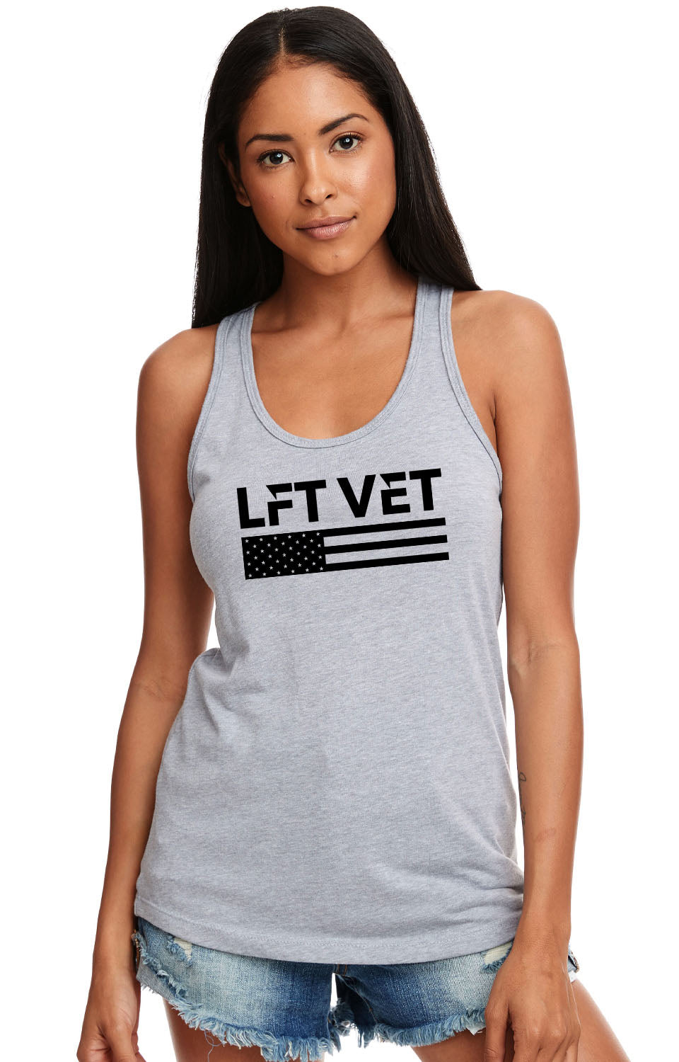 LFTVET Flag Ideal Racerback Tank