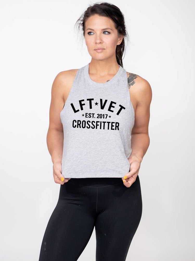 Crossfitter Racerback Cropped Tank