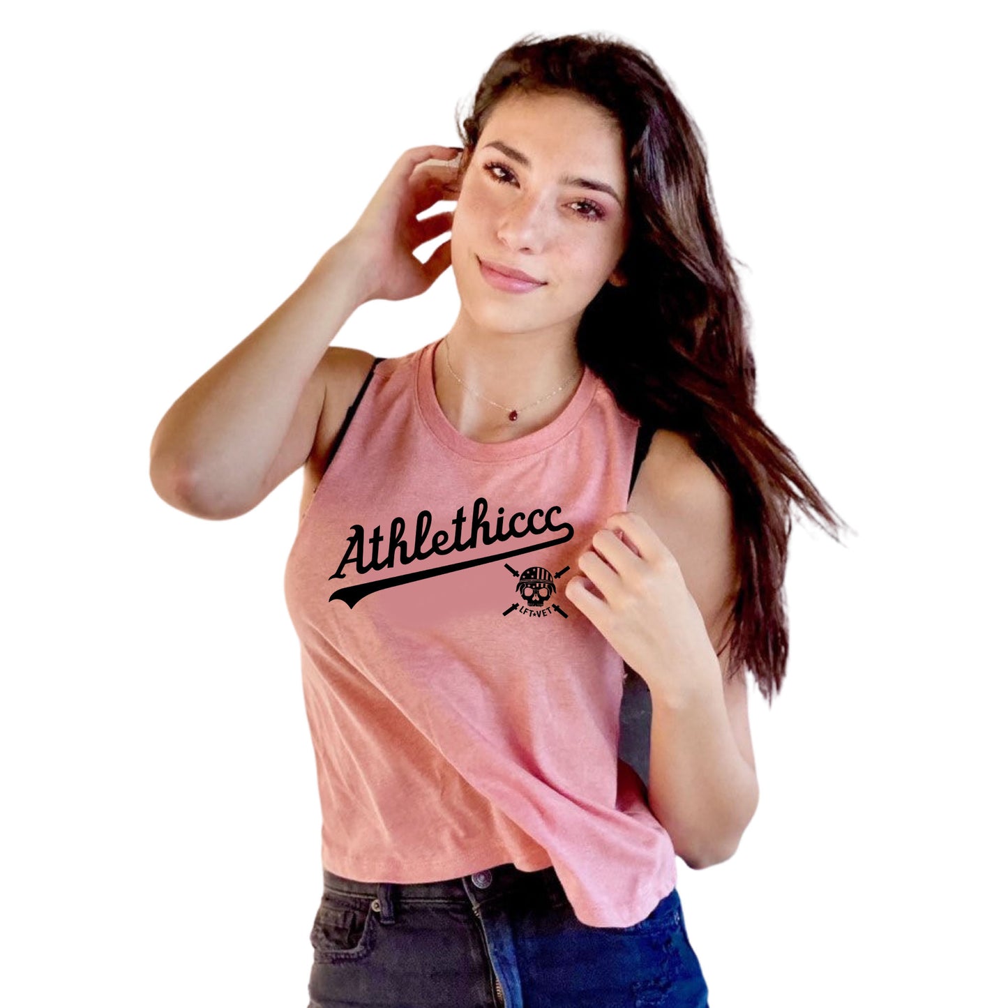 Athlethiccc Racerback Cropped Tank