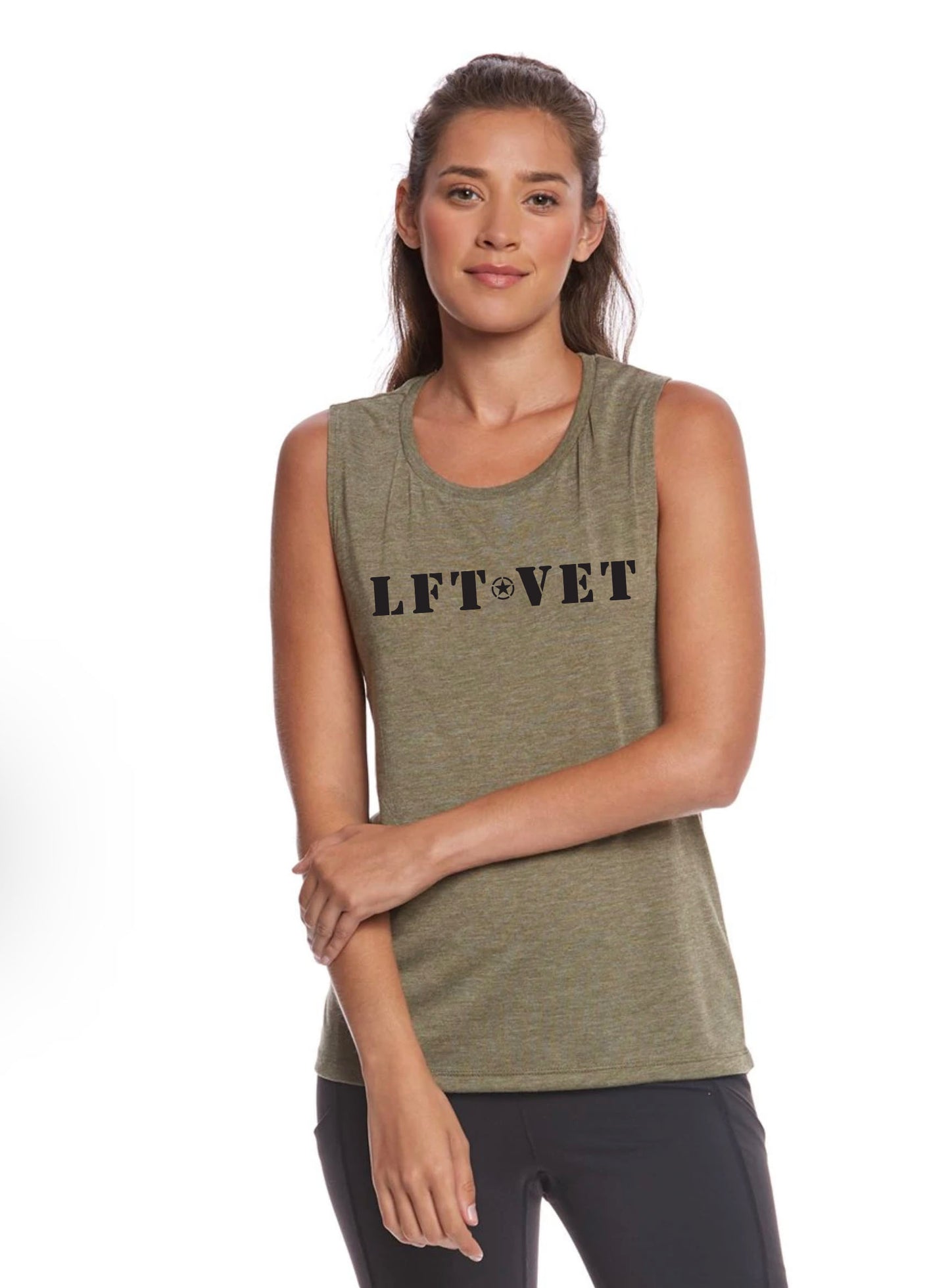MASH Flowy Scoop Muscle Tank