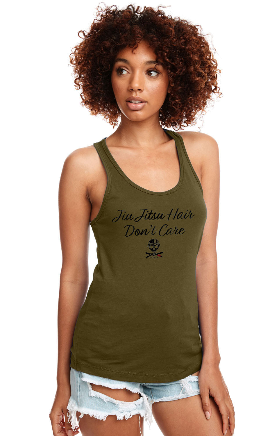 Jiu Jitsu Hair Don’t Care Ideal Racerback Tank