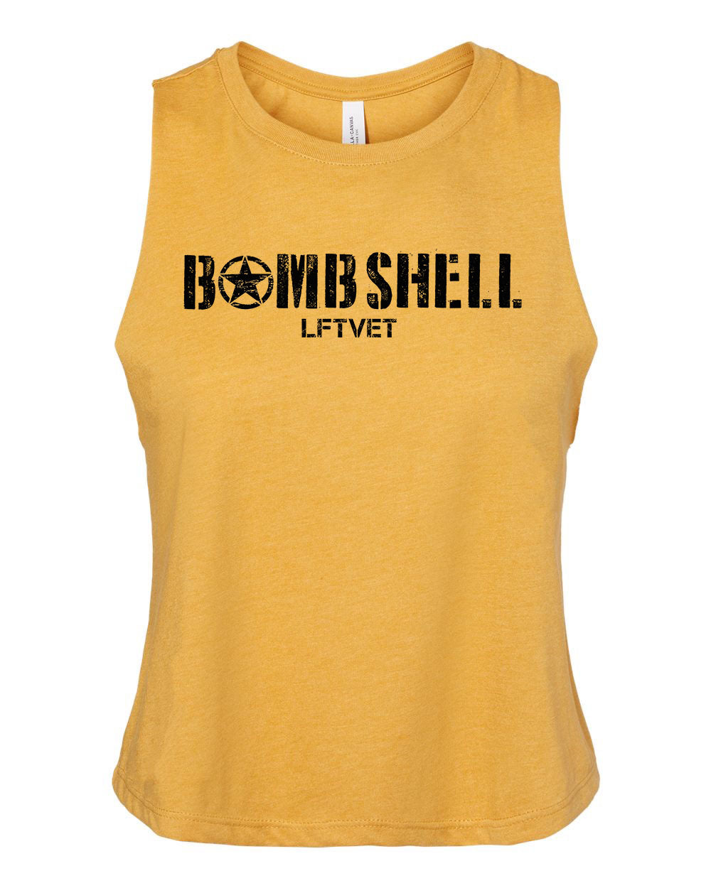 Bombshell Racerback Cropped Tank