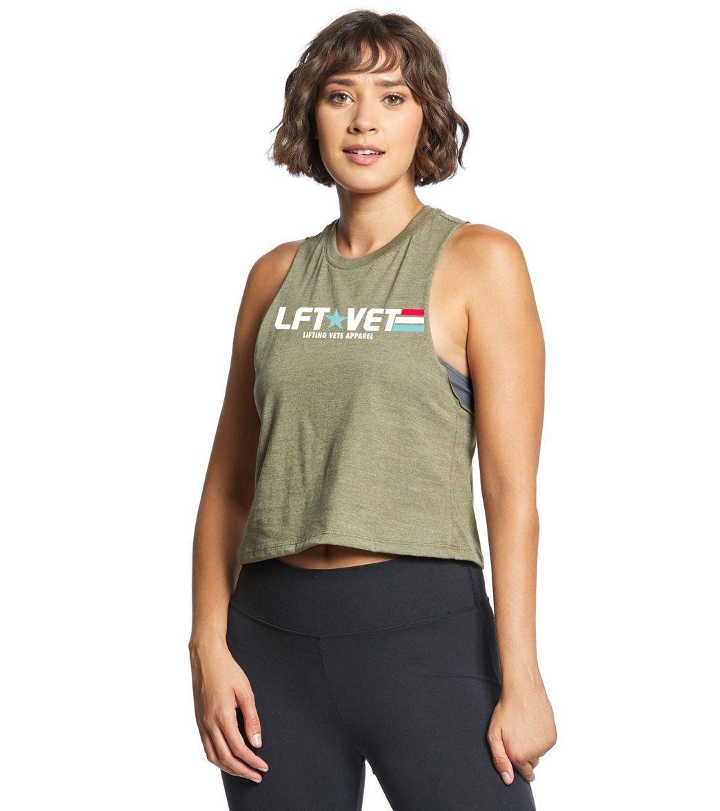 GI Joe Racerback Cropped Tank