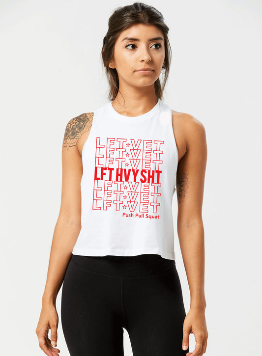LFTHVYSHT Racerback Cropped Tank