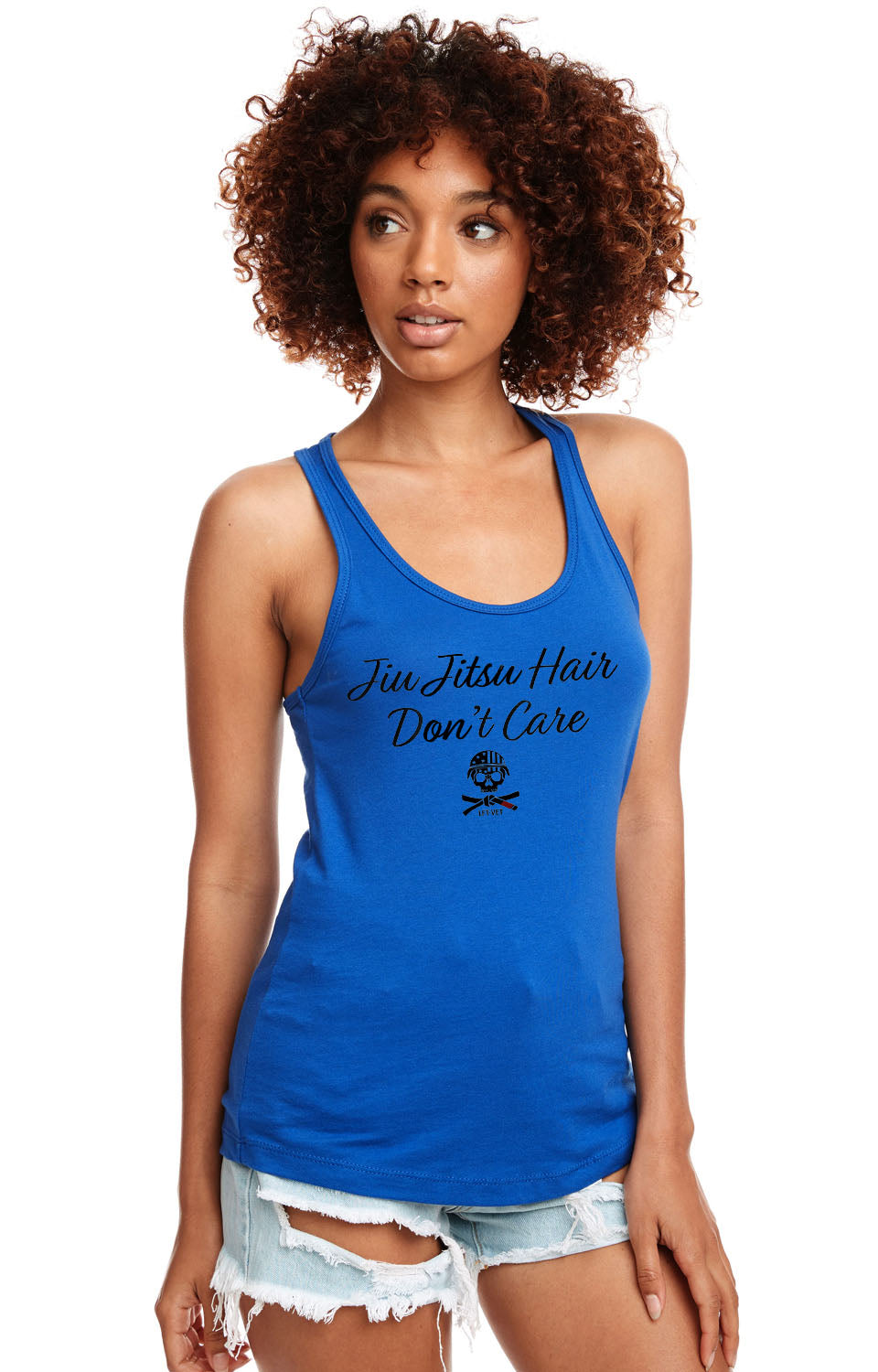 Jiu Jitsu Hair Don’t Care Ideal Racerback Tank