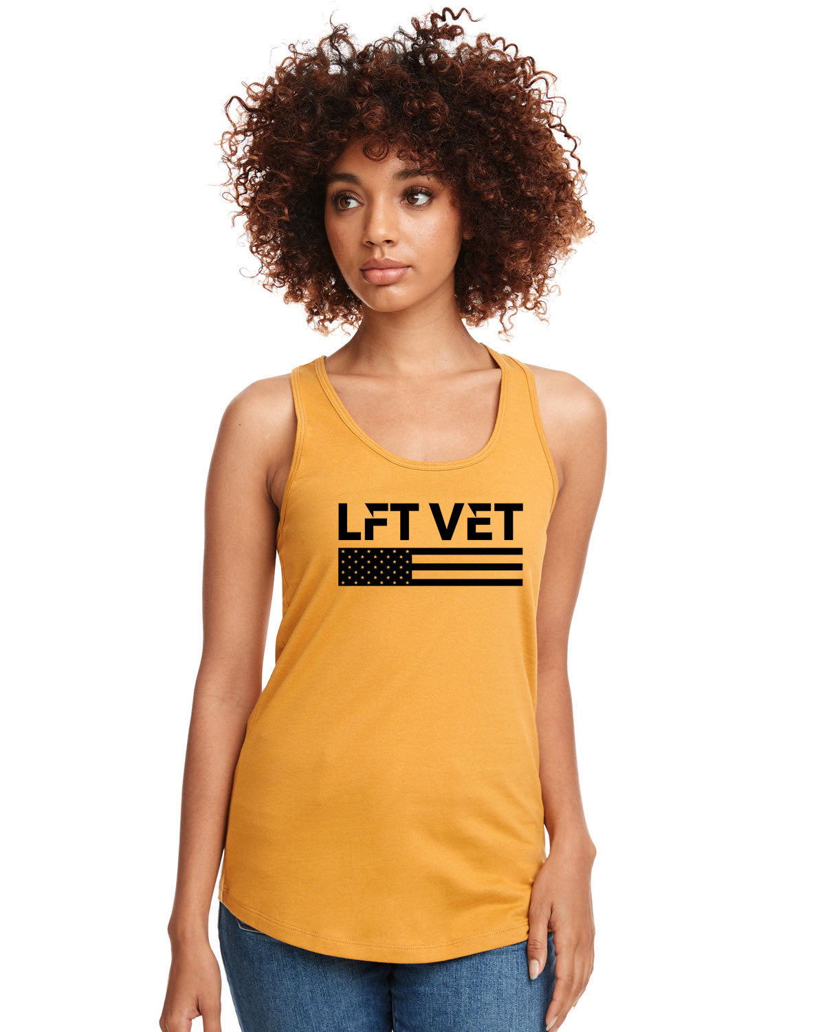 LFTVET Flag Ideal Racerback Tank