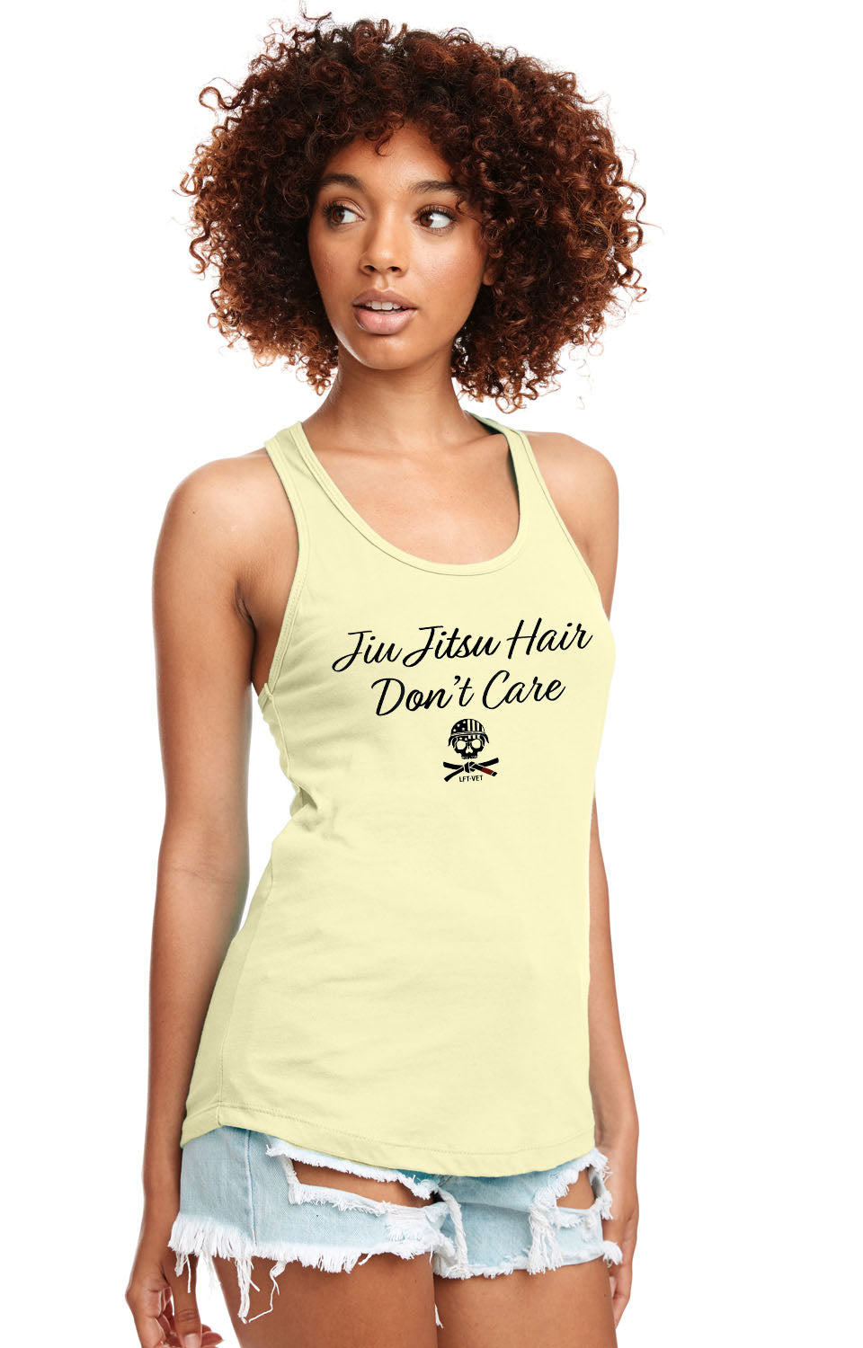 Jiu Jitsu Hair Don’t Care Ideal Racerback Tank