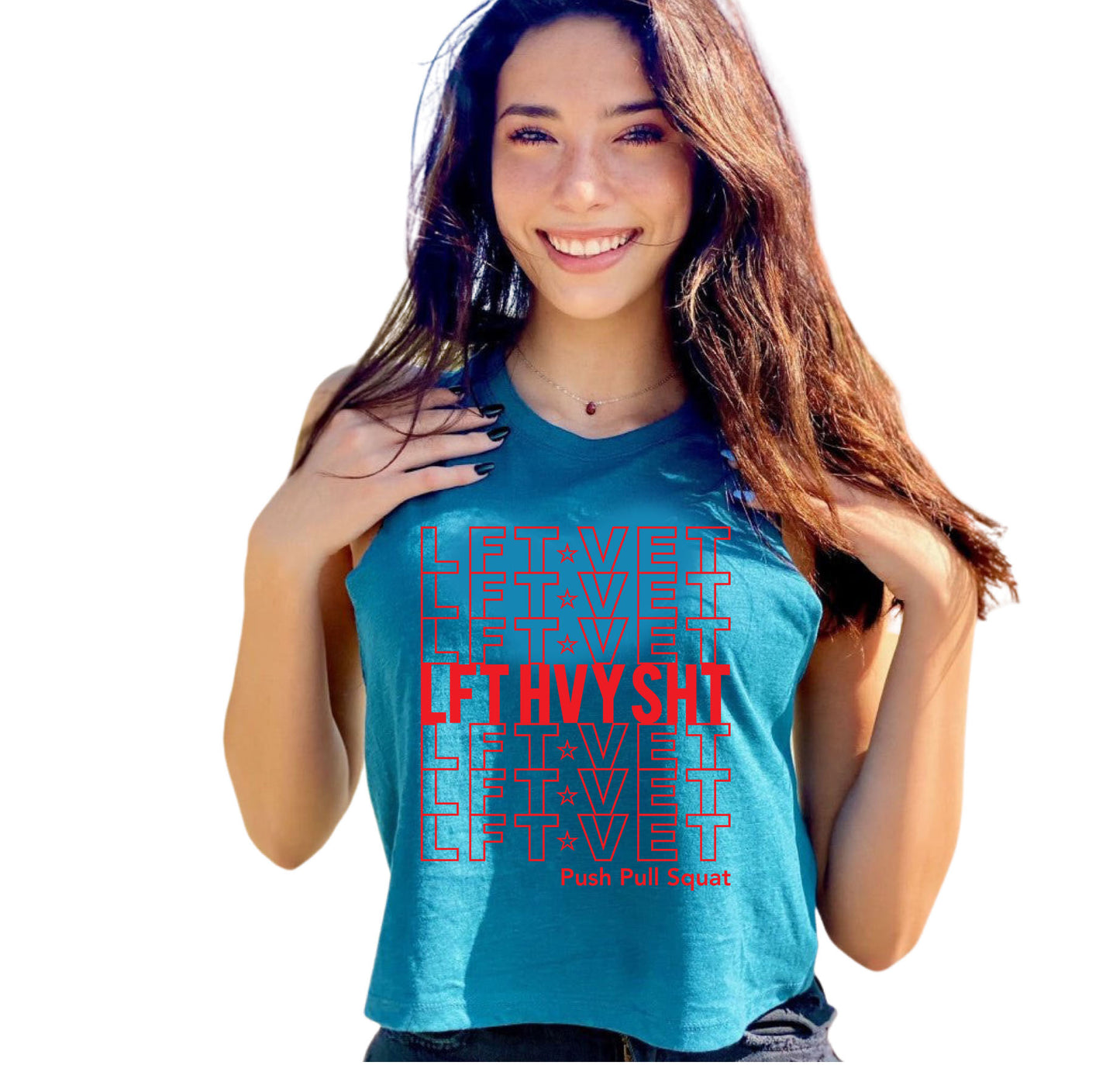 LFTHVYSHT Racerback Cropped Tank
