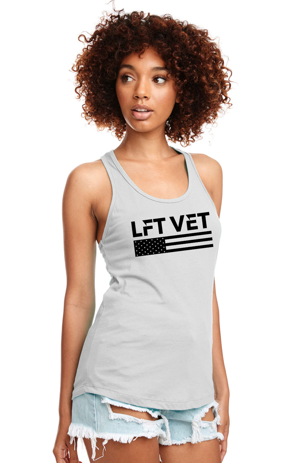 LFTVET Flag Ideal Racerback Tank