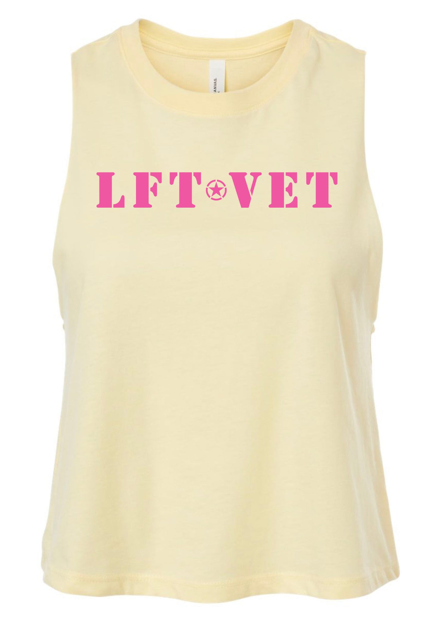 Pink MASH Racerback Cropped Tank