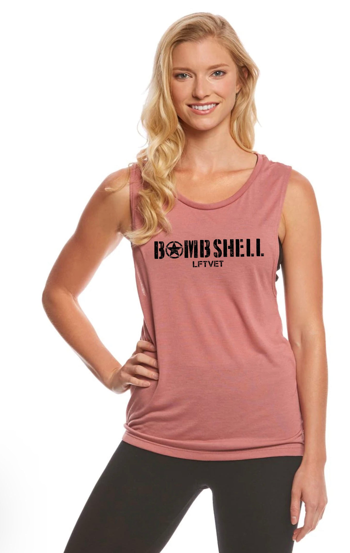 Bombshell Flowy Muscle Tank