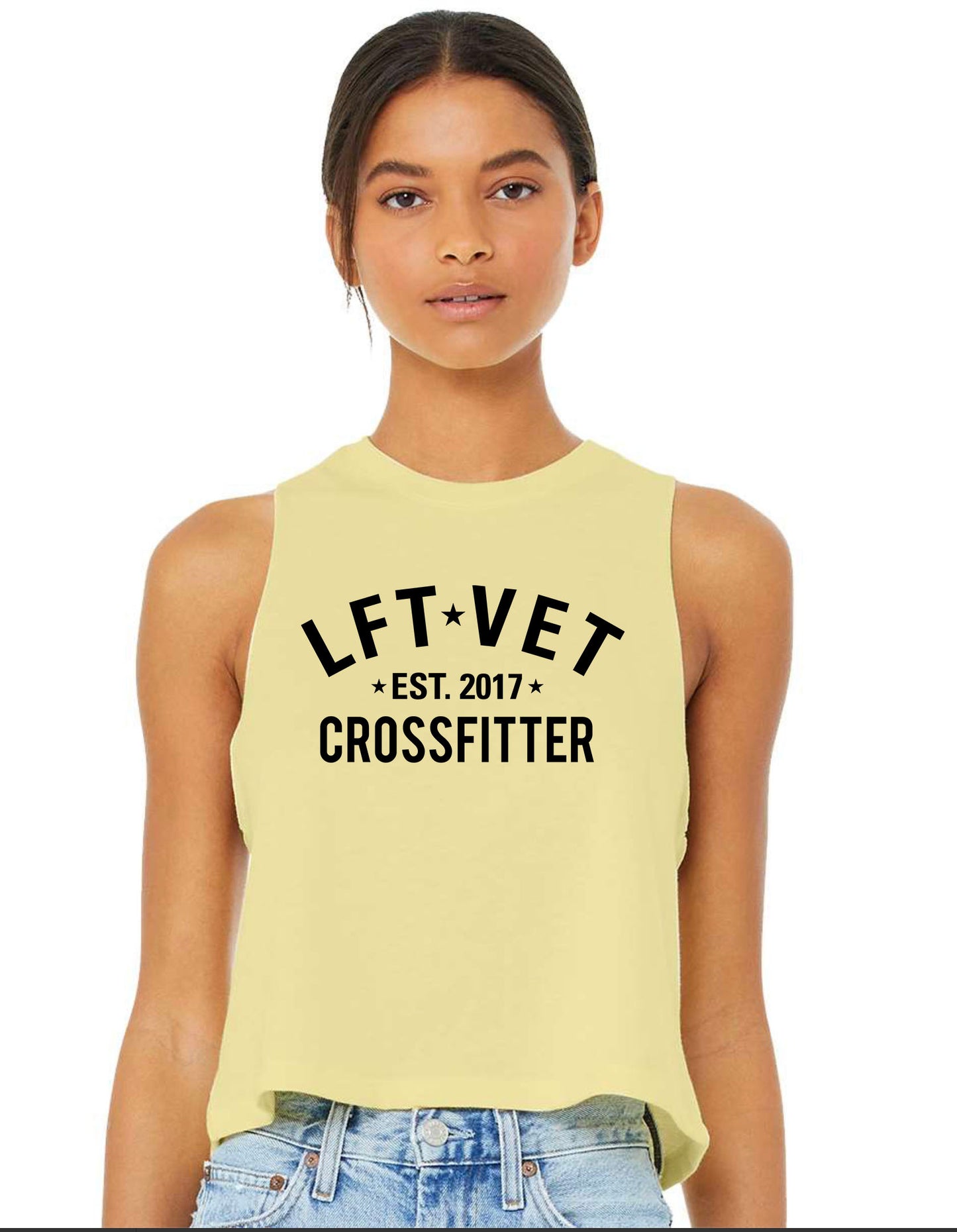 Crossfitter Racerback Cropped Tank