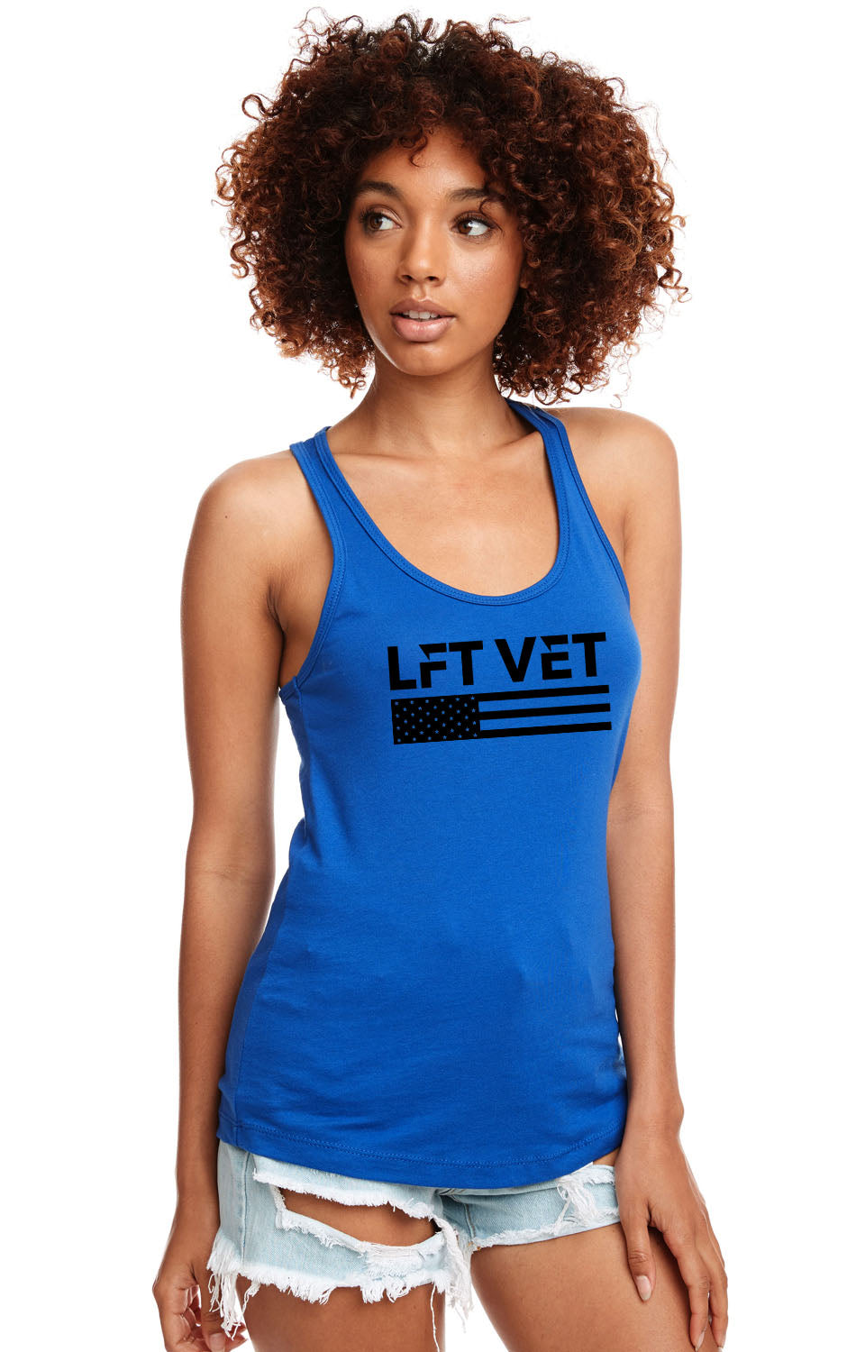 LFTVET Flag Ideal Racerback Tank