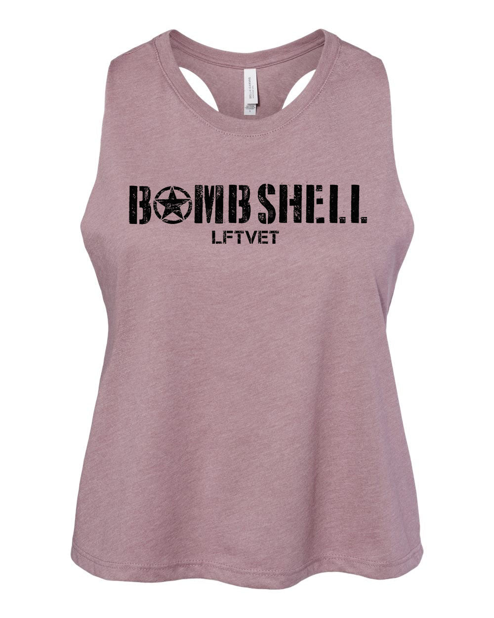 Bombshell Racerback Cropped Tank