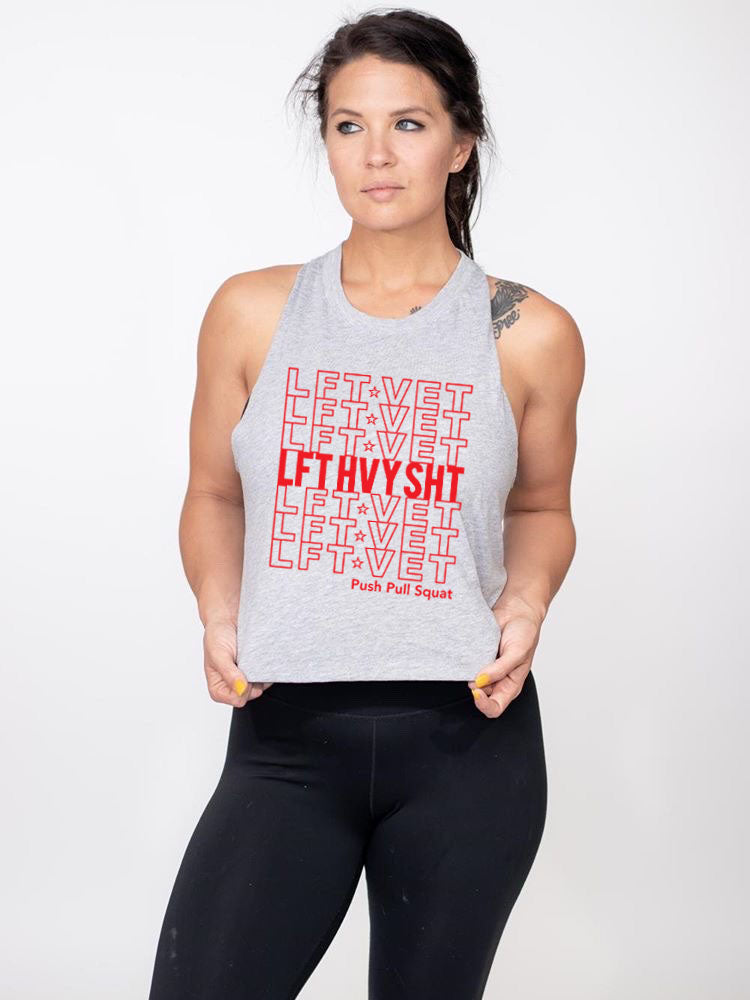 LFTHVYSHT Racerback Cropped Tank