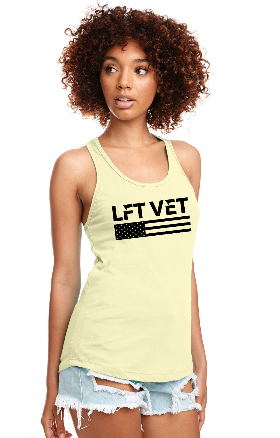 LFTVET Flag Ideal Racerback Tank