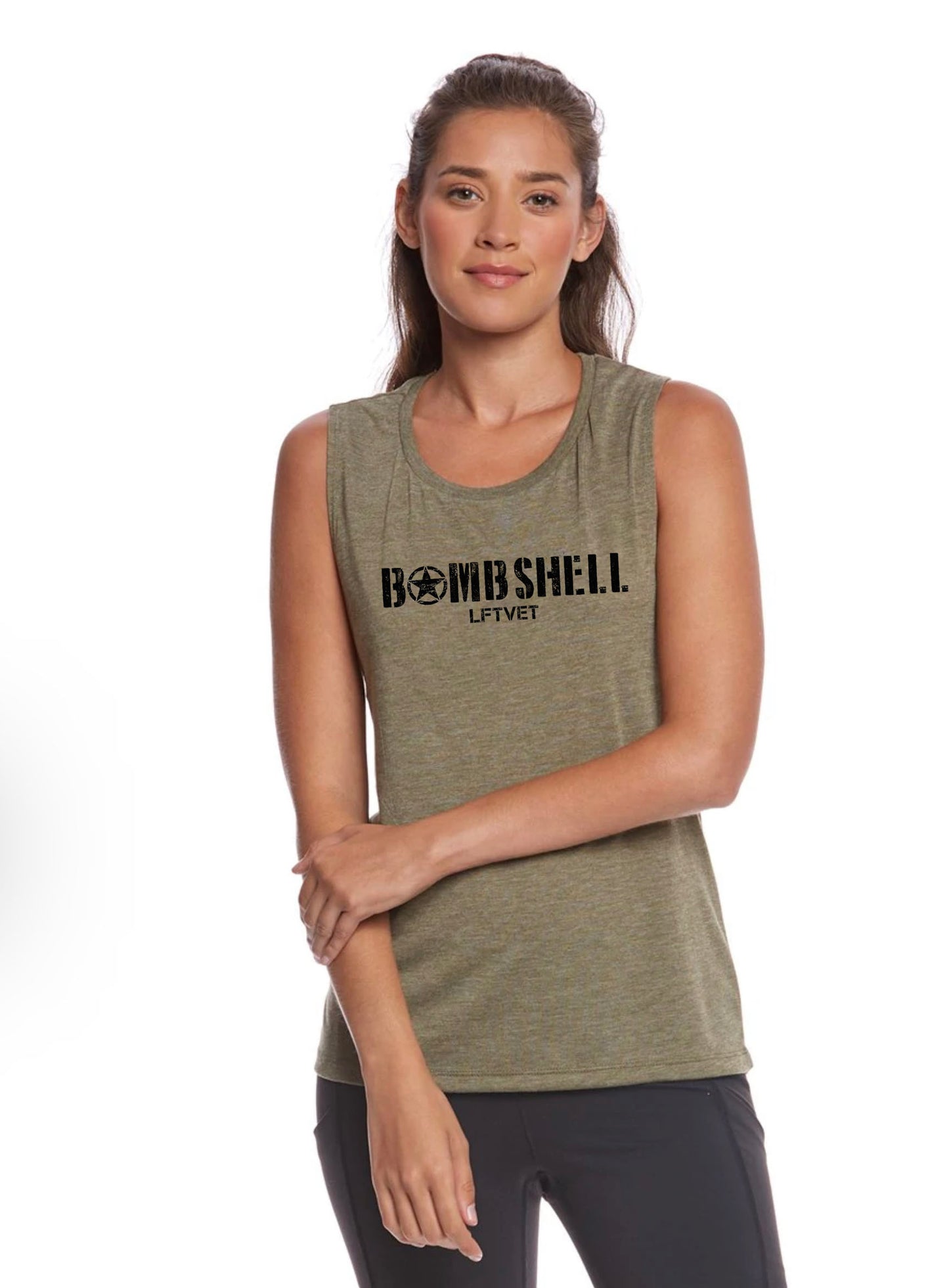 Bombshell Flowy Muscle Tank