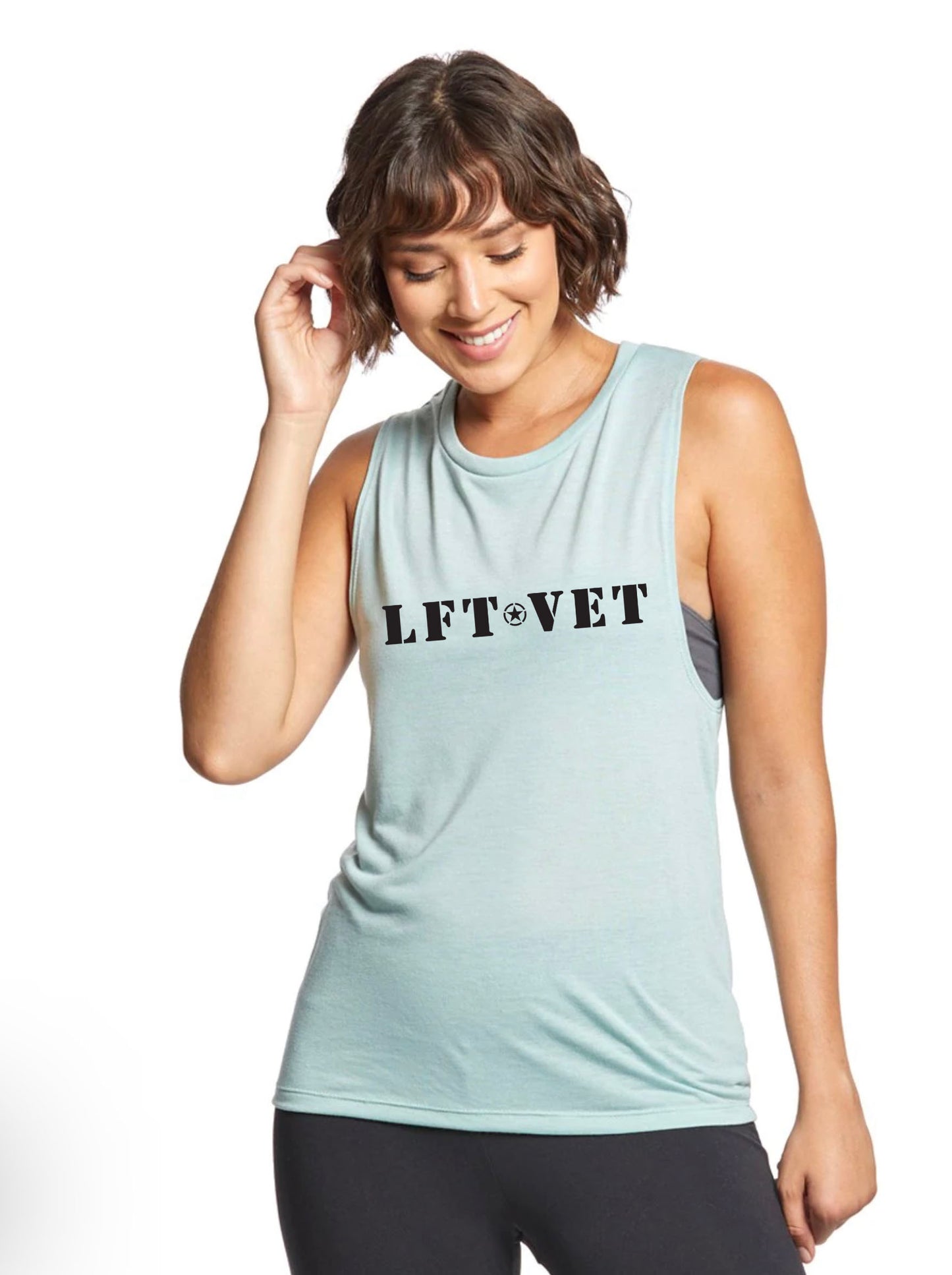 MASH Flowy Scoop Muscle Tank