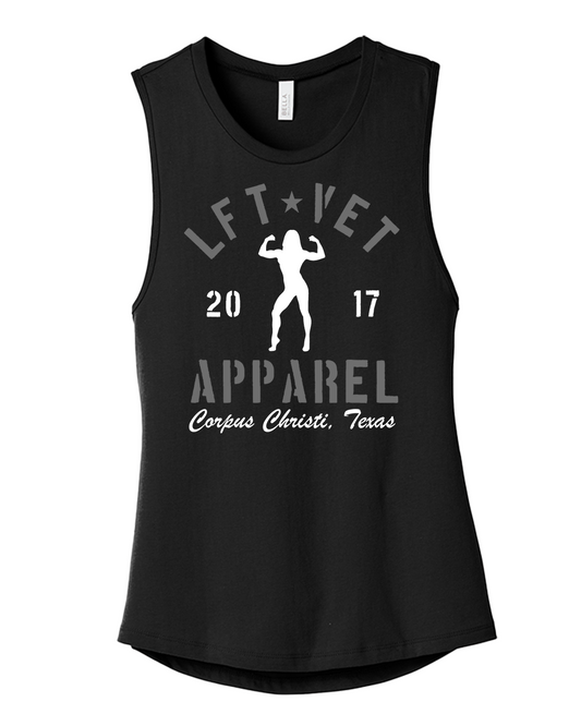 Rep Muscle Tank- Black