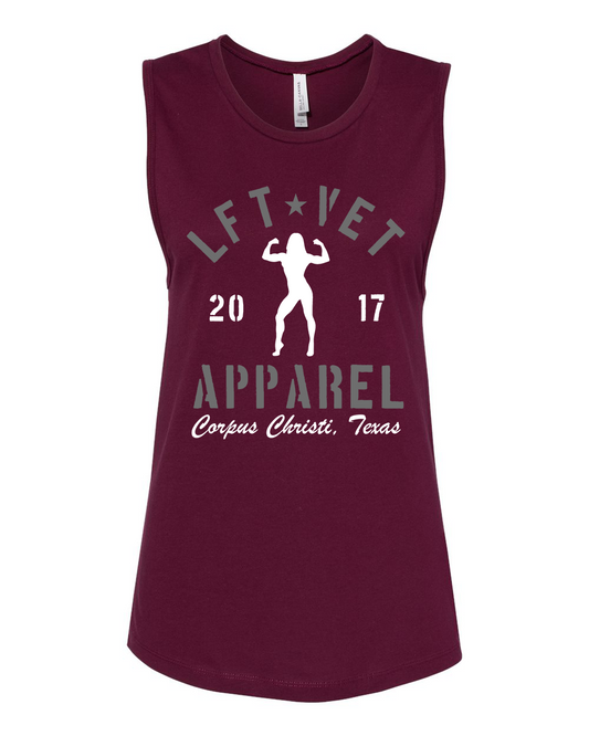 Rep Muscle Tank- Maroon