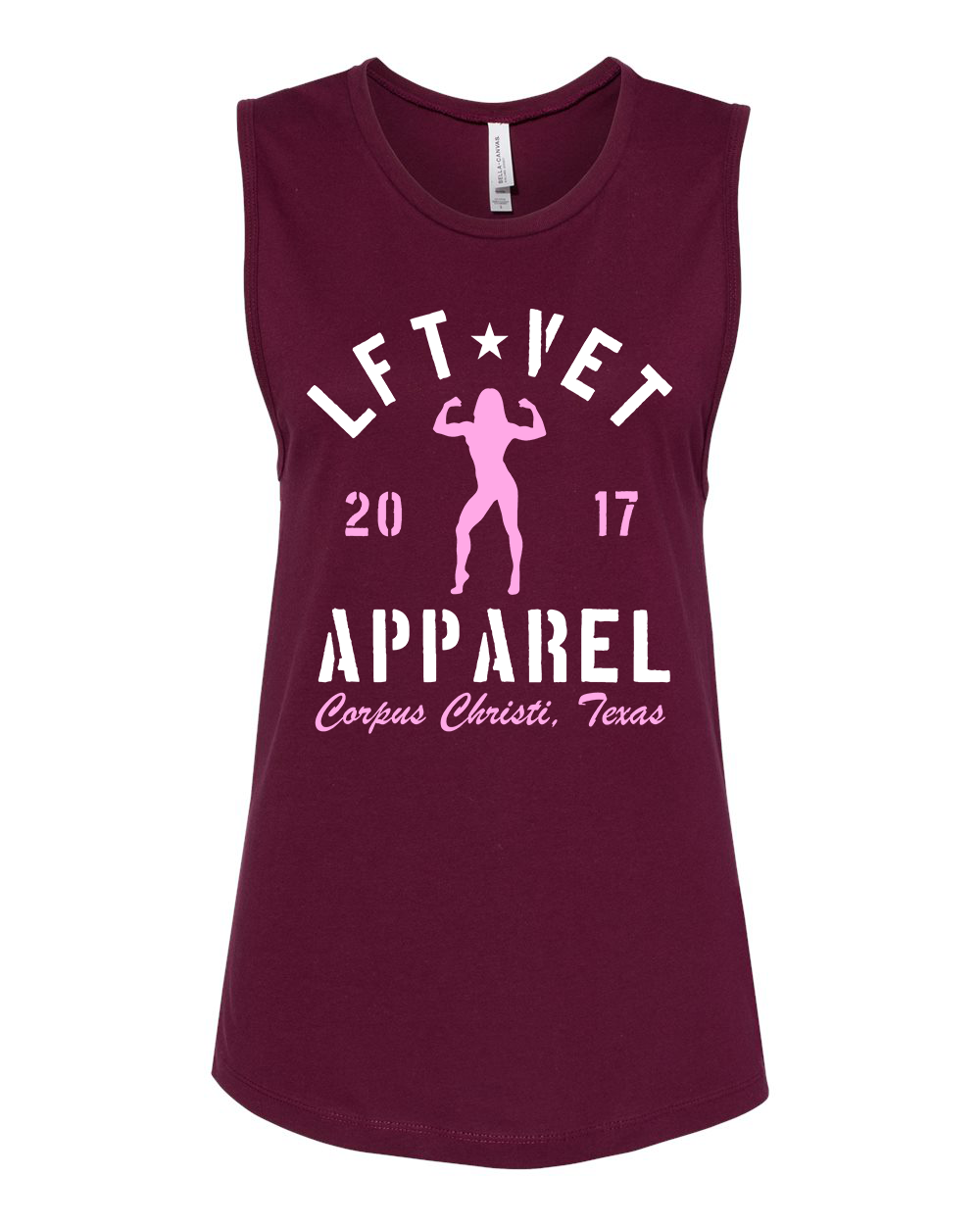 Rep Muscle Tank- Maroon