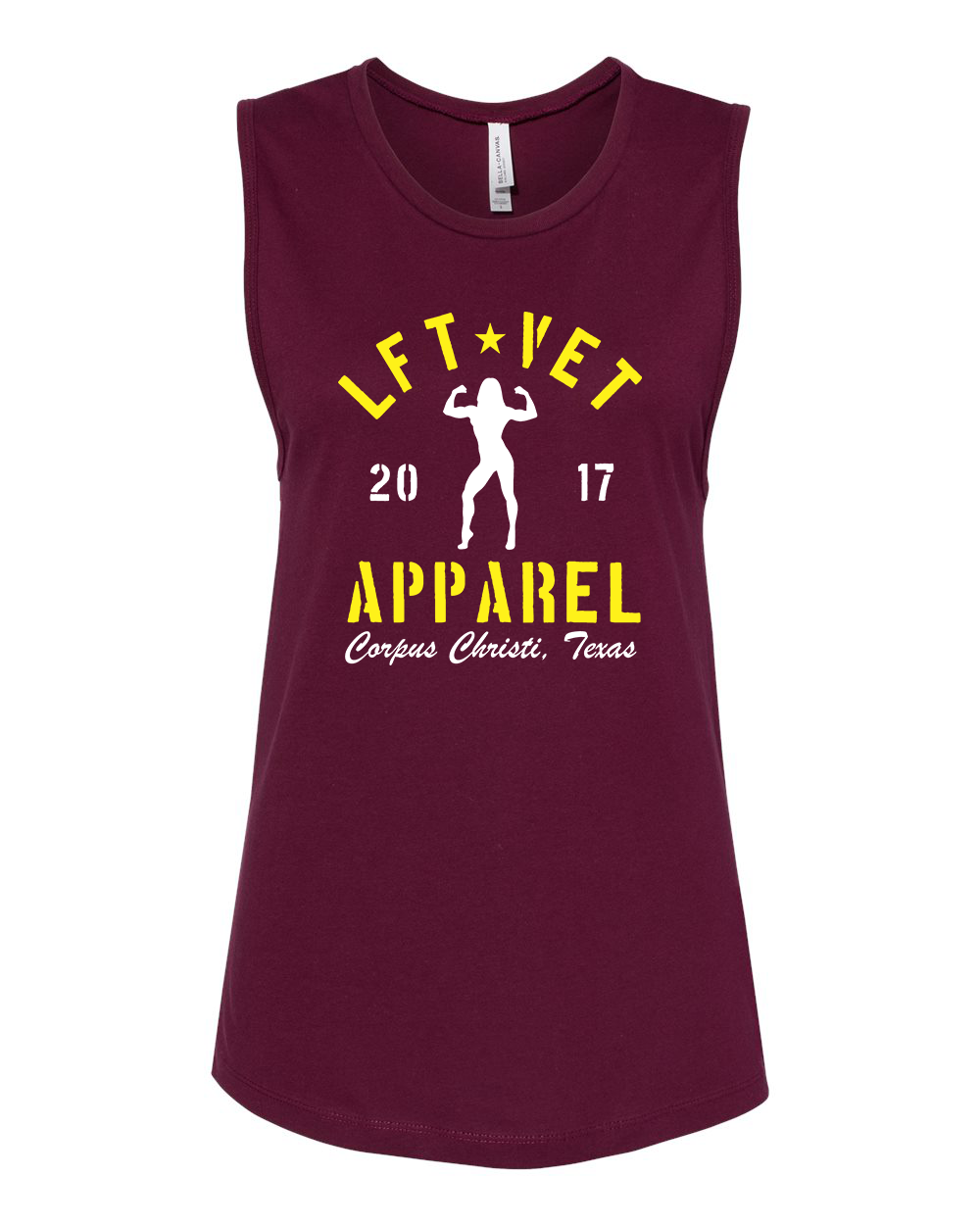 Rep Muscle Tank- Maroon