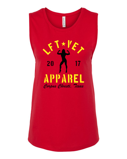 Rep Muscle Tank- Red