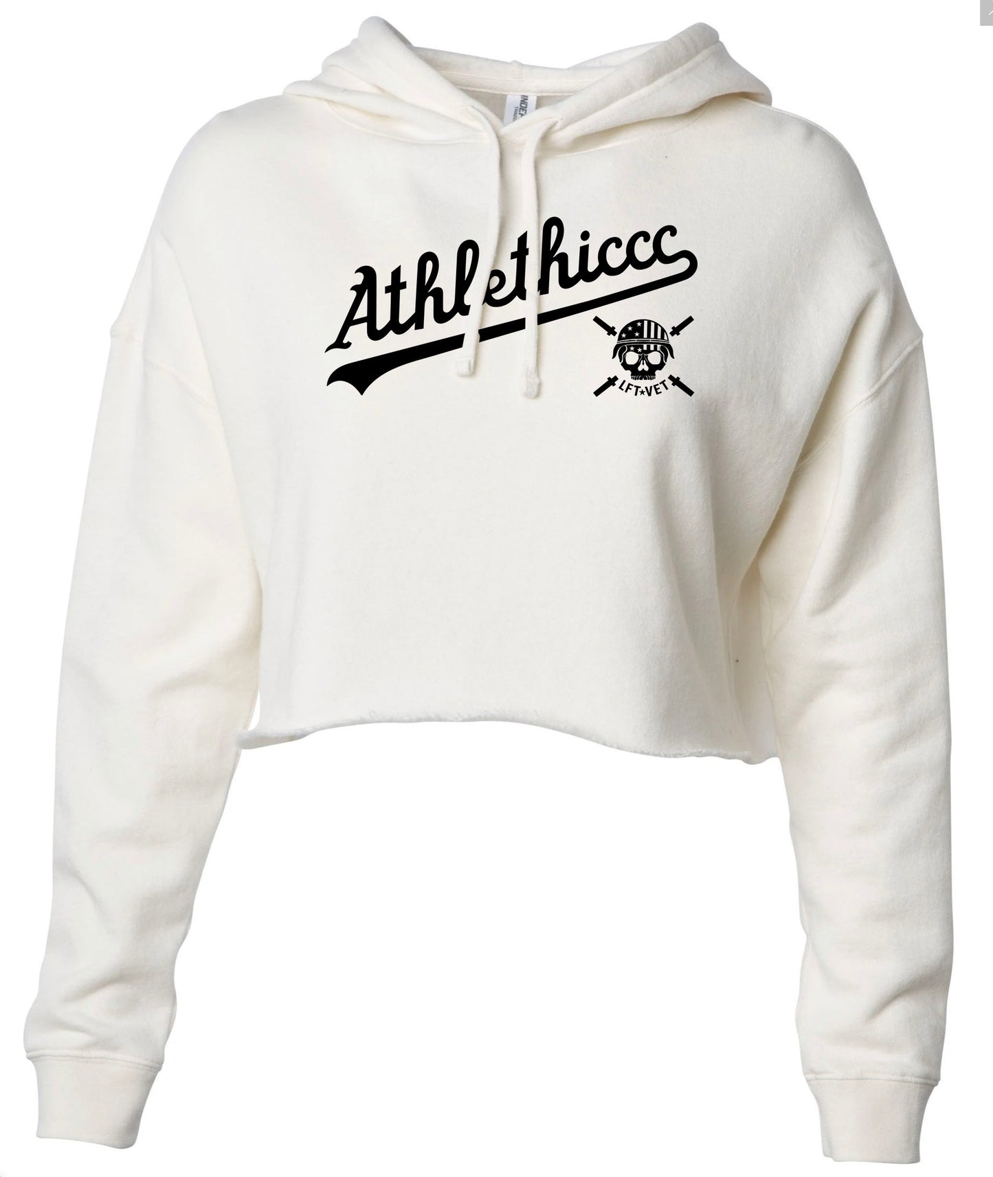 Athlethiccc Crop Hoodie