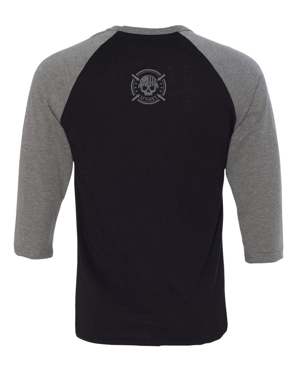 LFTVET Barbell Raglan- Deep Heather/Black