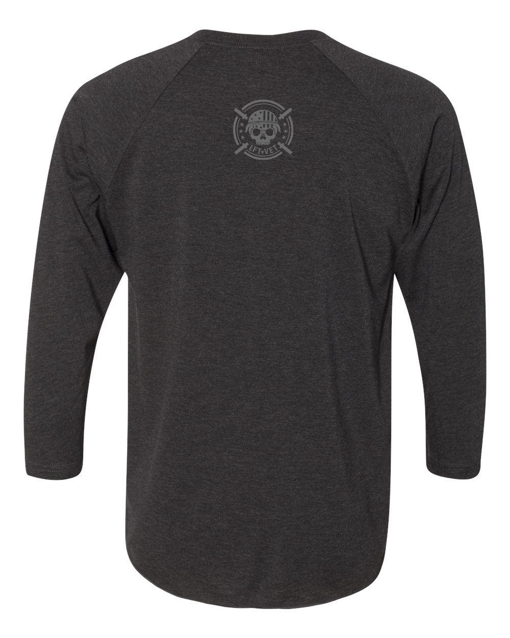 Battle Tested Raglan-Vintage Black