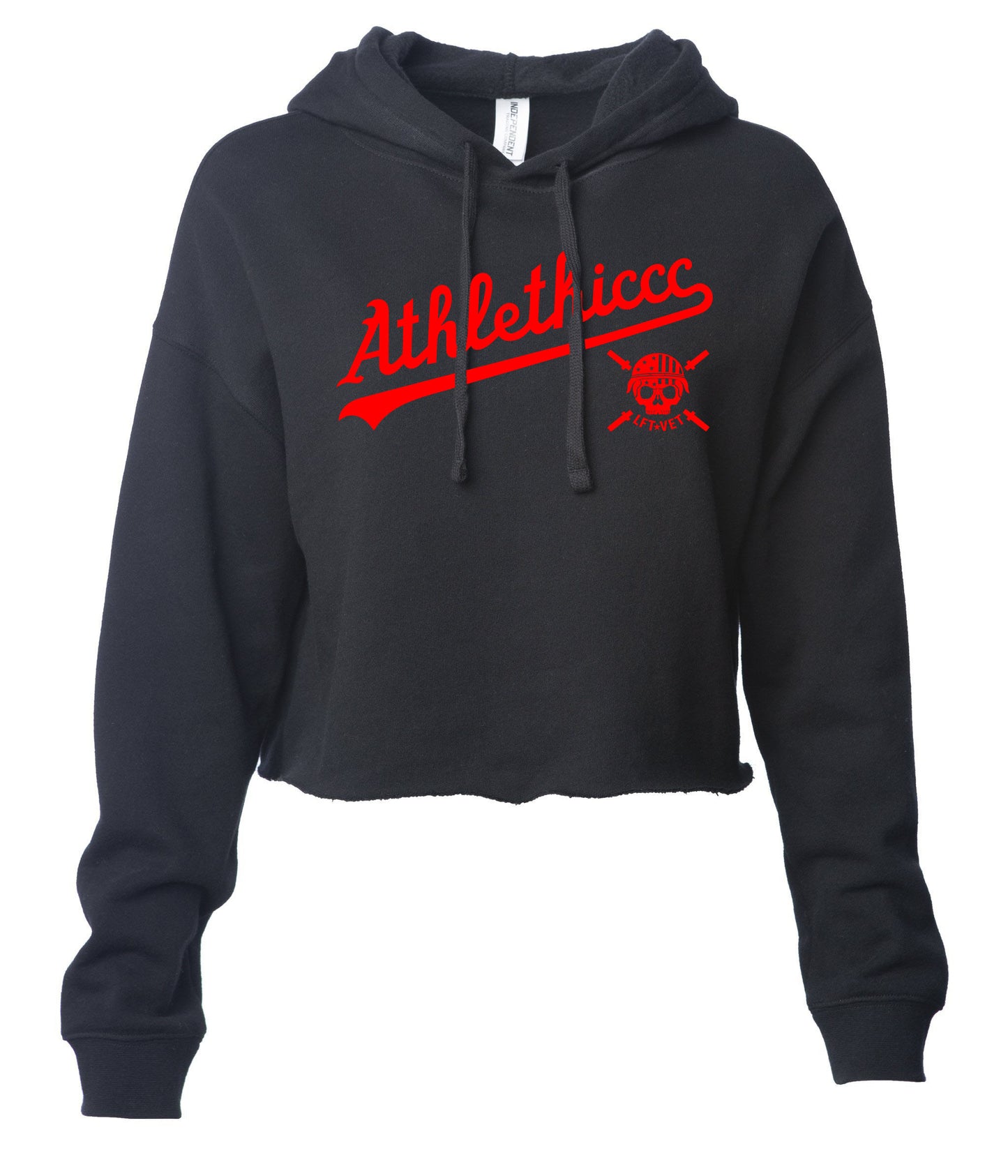 Athlethiccc Crop Hoodie