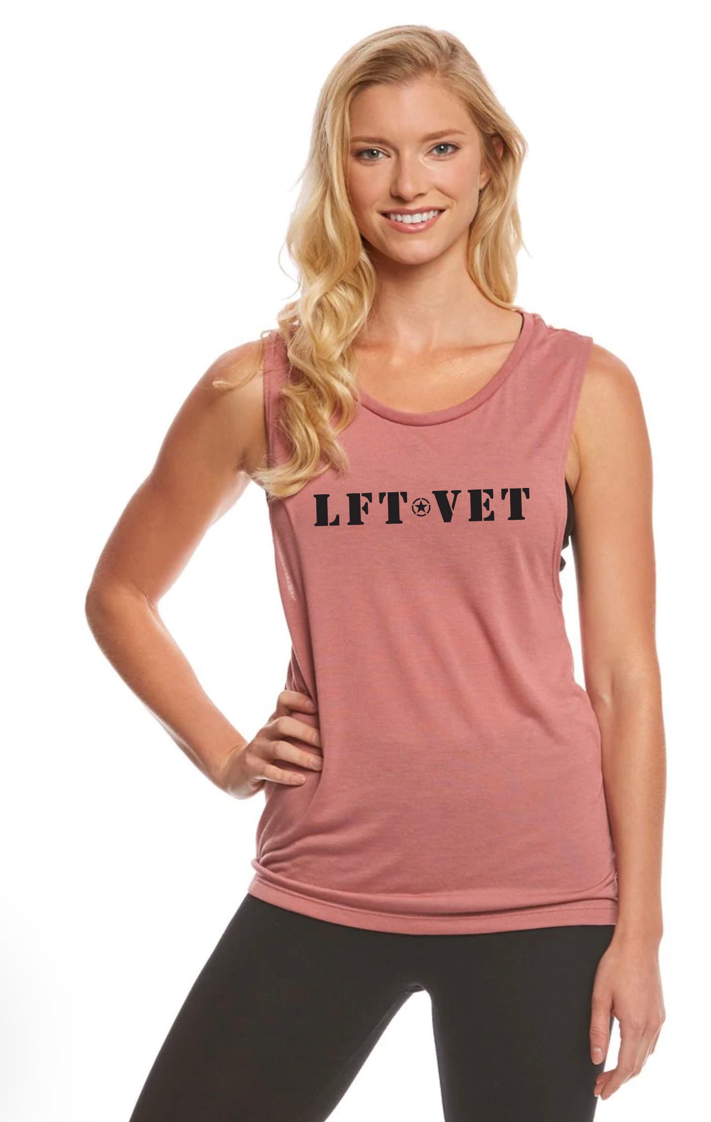 MASH Flowy Scoop Muscle Tank